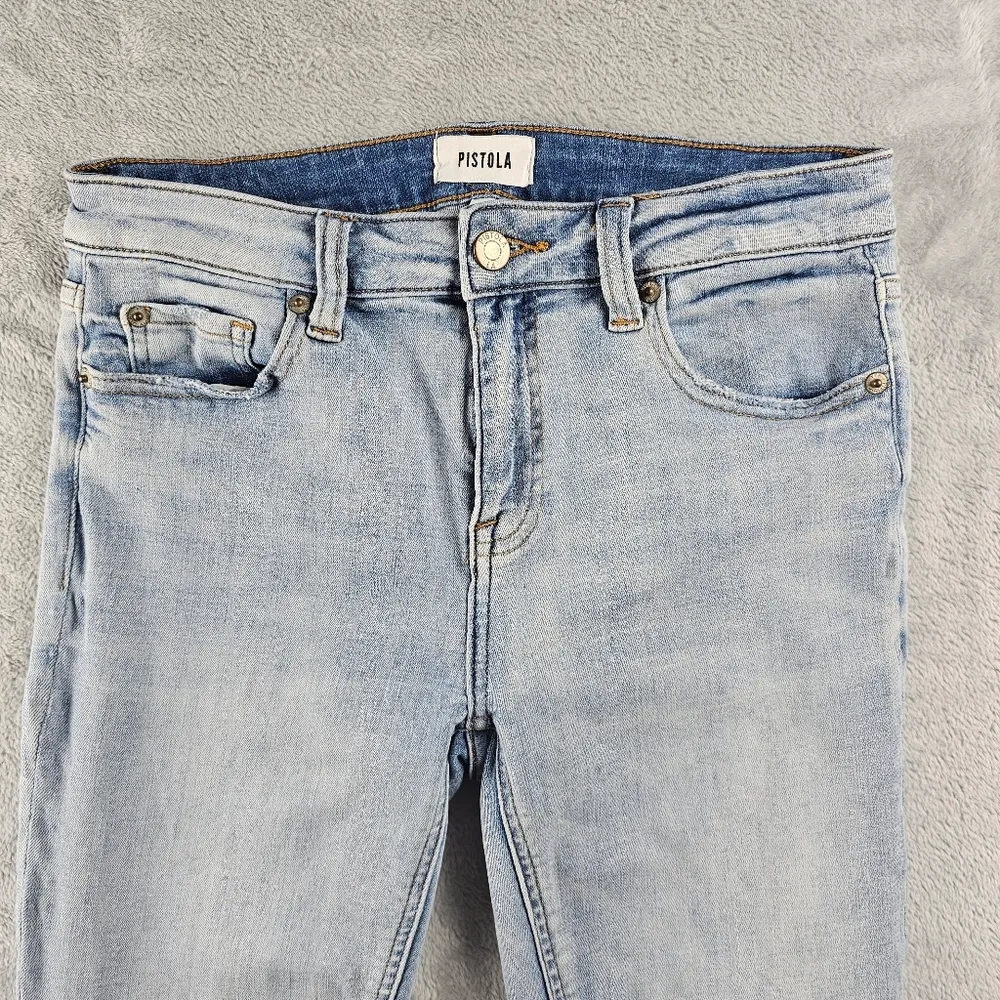 Pistola Arielle Skinny Scissor Cut Hem Jeans Stretch Size 28 - Image 2