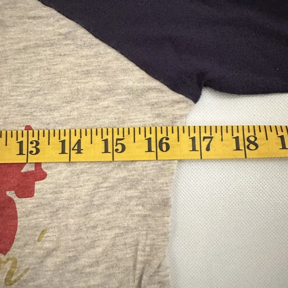 Lovely Souls Womens Blue Raglan Baseball T - Image 6