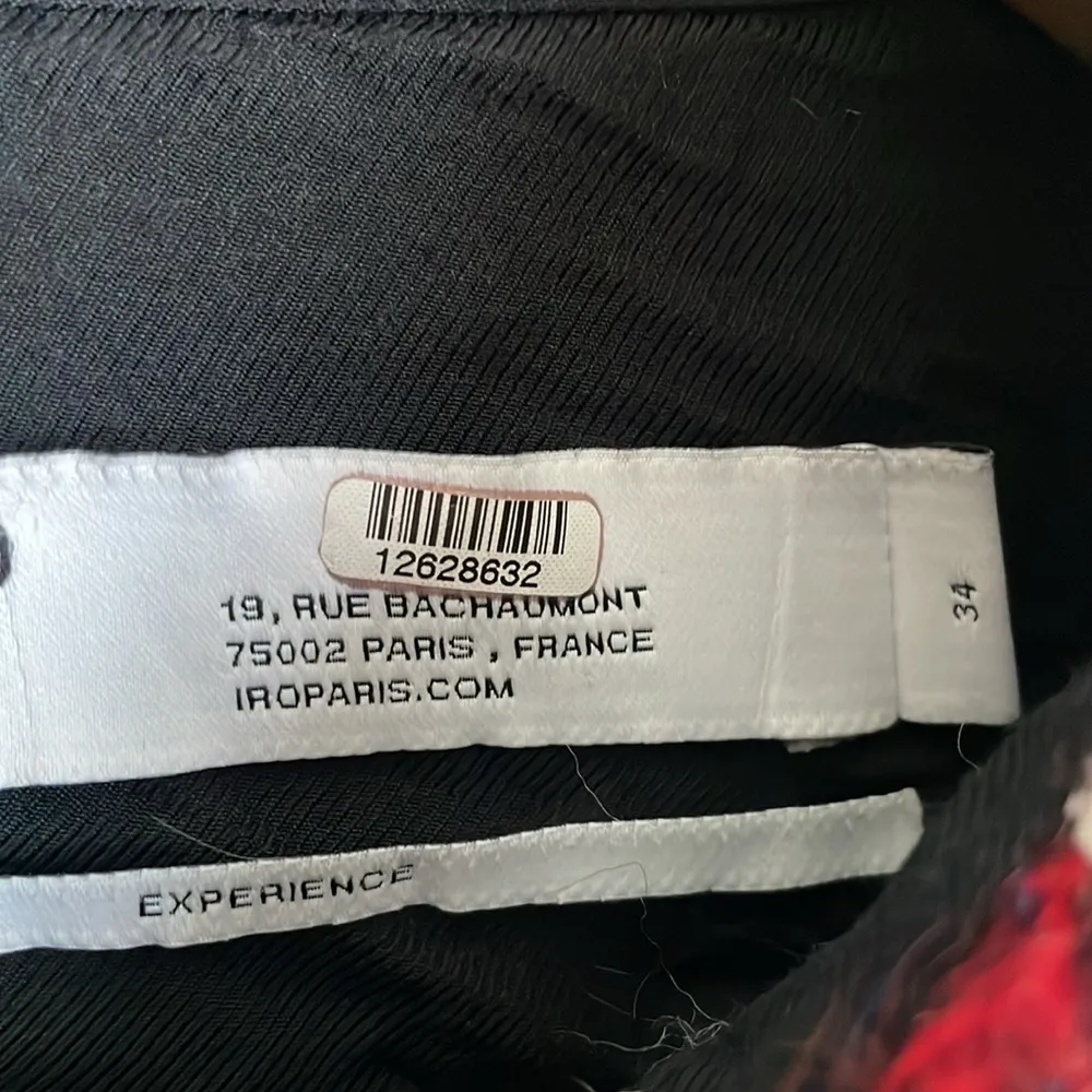 IRO Elmer Plaid Tweed Jacket Black Multi - Image 6