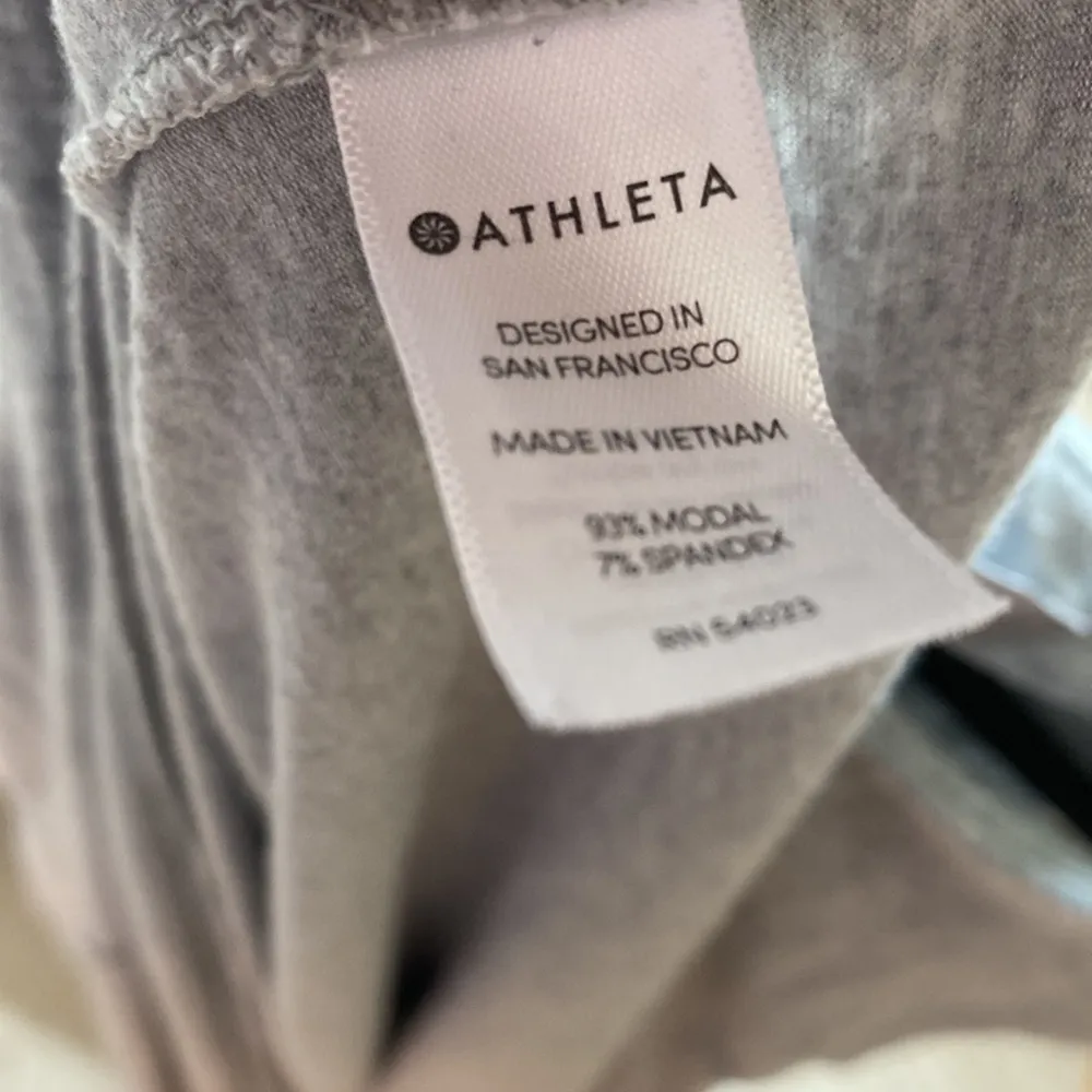 Athleta Santorini Thera Dress Gray Modal Tank Dress Comfort Soft Coverup‎ Casual - Image 6
