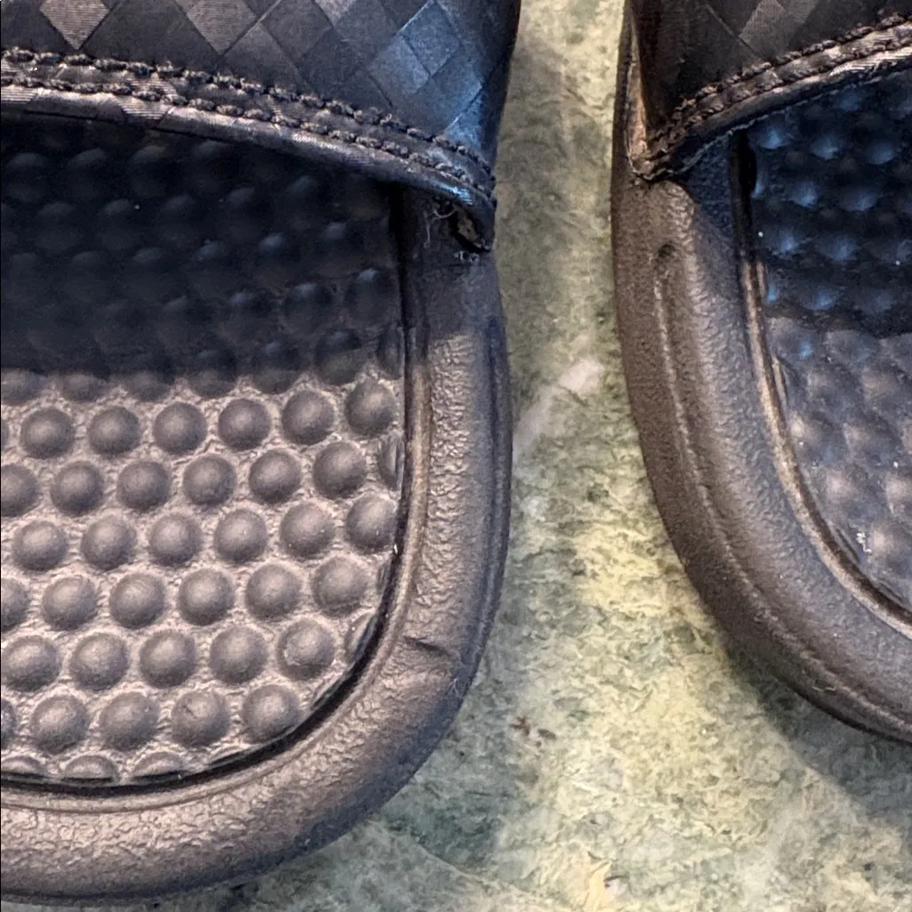 NIKE BENASSI BLACK COMFORT SLIP-ON SLIDE SANDAL SHOES WOMEN'S US 8 flip flop - Image 6