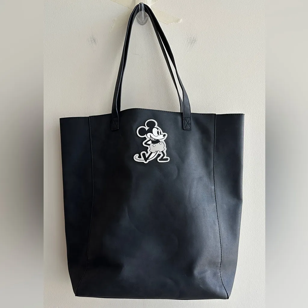 Disney Store Mickey Mouse Greyscale Tote Bag, Women’s Disney Collection Tote - Image 4