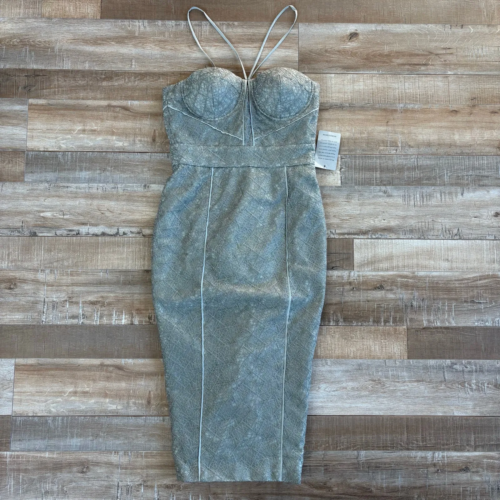 MISHA Collection Milly Sage Green Lace Corset Dress NWT Size XS - Image 2