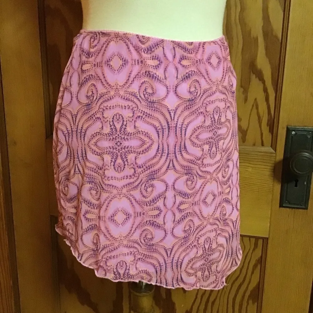 Wild Fable NWT bright asymmetrical pink mini skirt - Image 7