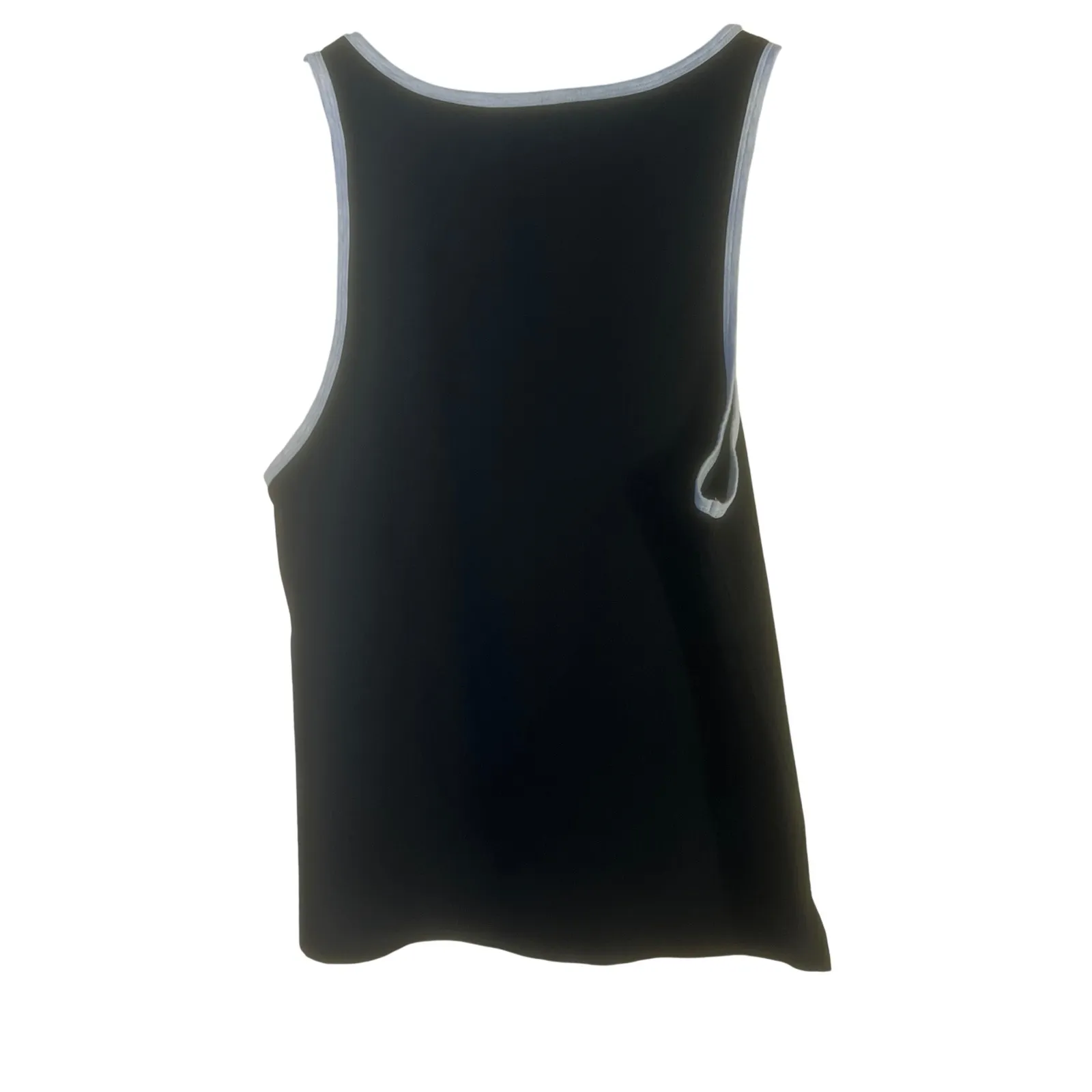 S2 Faction Men's Tank Top Black Gray Trim Size‎ Medium Cotton Blend Athletic Gym - Image 4
