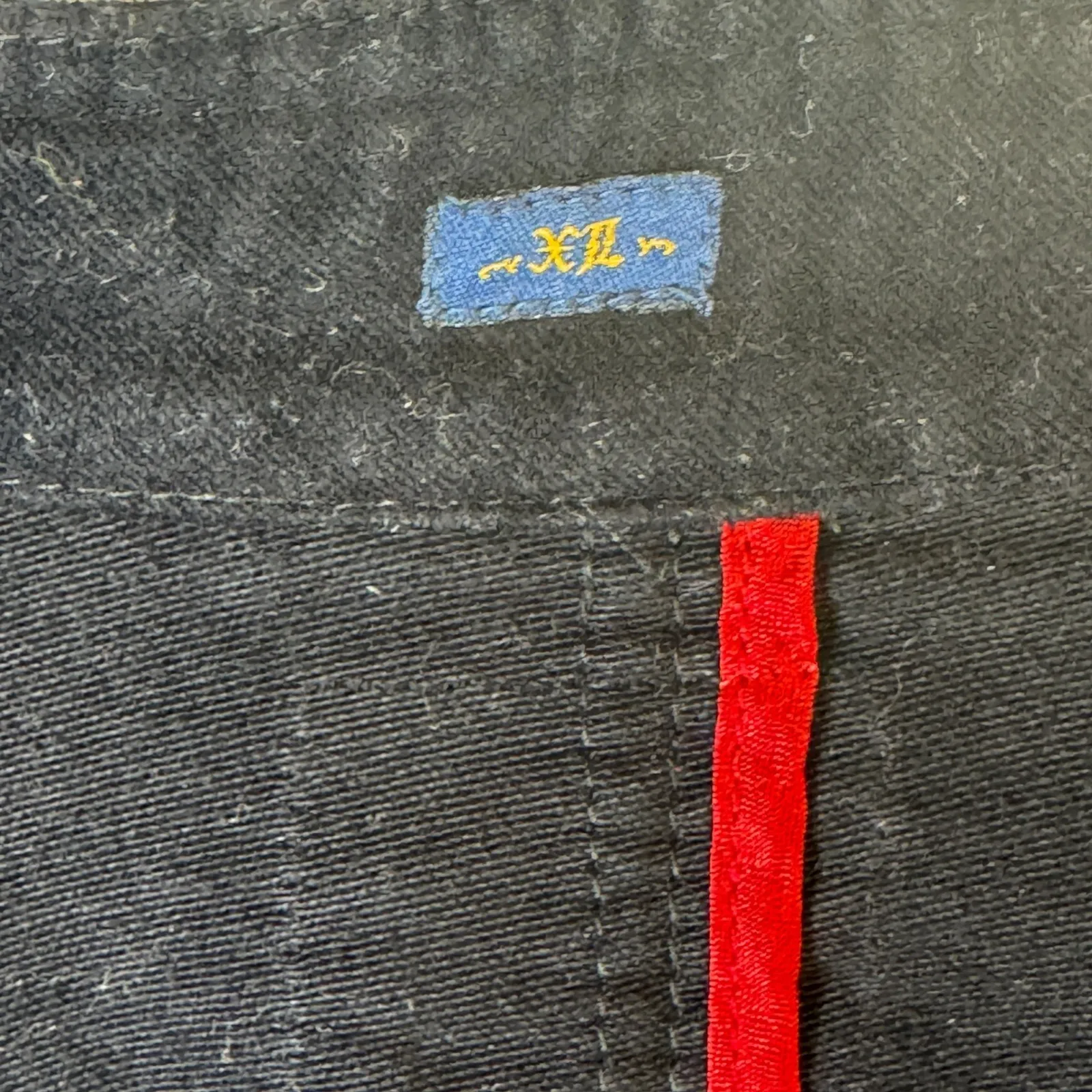 Forever 21 Womens XL Black Military Band Jacket Structured Metal Buttons Vtg - Image 3