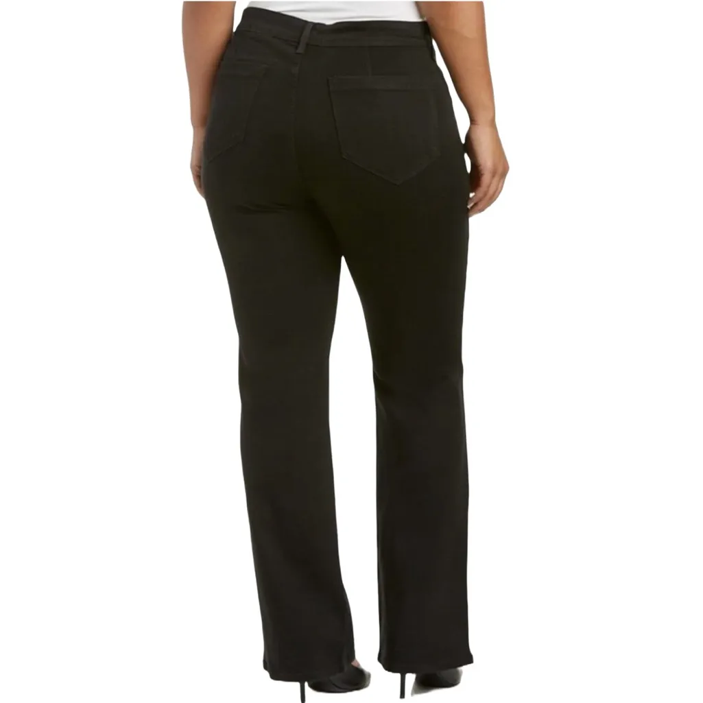 NYDJ 🖤 Wide-Leg Denim Jeans | 18W |Black | Trouser Silhouette | Style #WBQZ1329 - Image 2