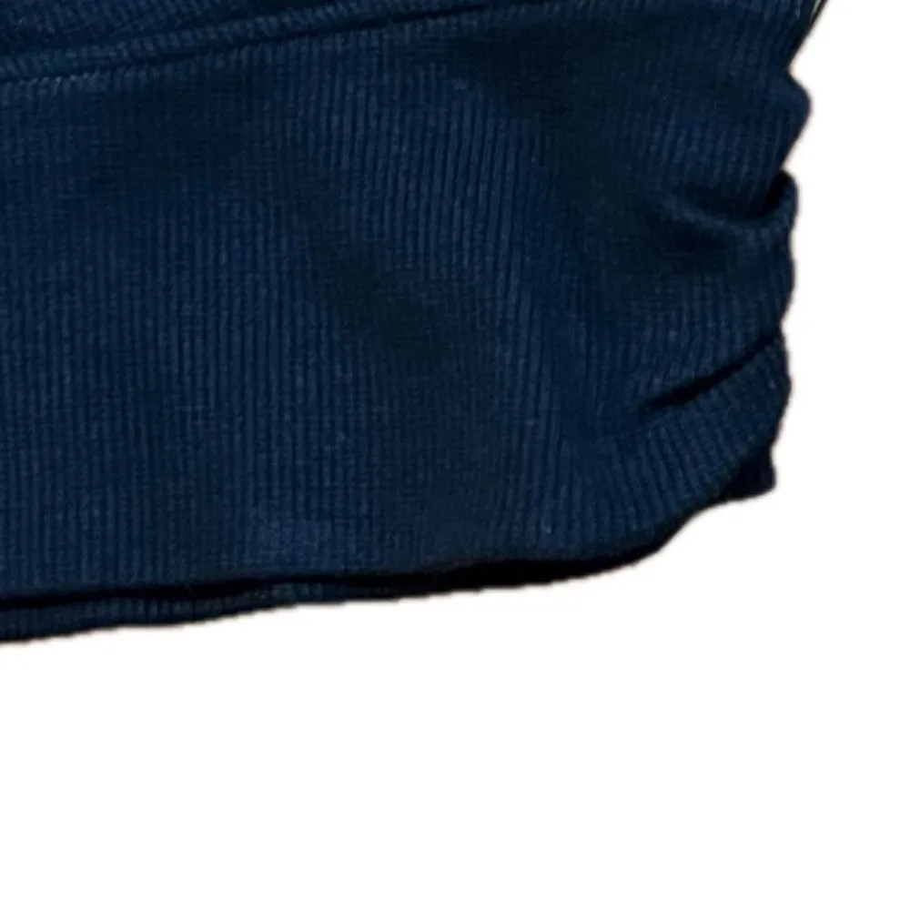 Melrose and Market Ribbed Cropped Tank Top Black Size XS - Image 3