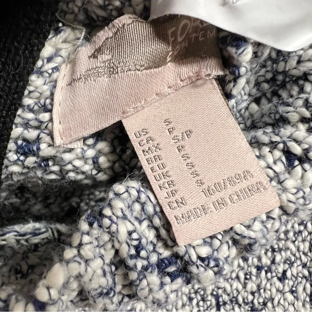 ⭐Forever 21 Vintage Grey White Heathered knit mock neck sleeveless sweater dress - Image 4