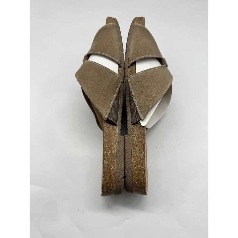 NWB Earth Origins Lexi Sandals Women's 9.5M Sedona Brown Suede Flats - Image 8