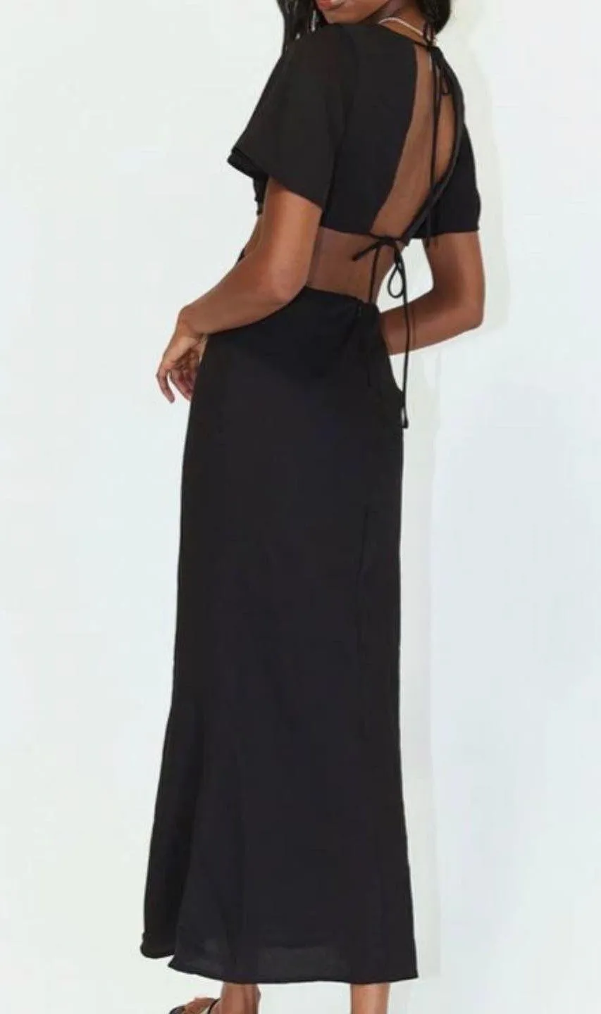 Princess Polly Black Dress - Image 4