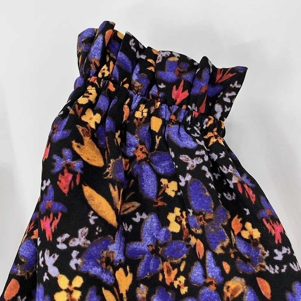 Adyson Parker Long Sleeve Floral Tier Peasant Blouse Purple Size 1XL New w/ Tag! - Image 9