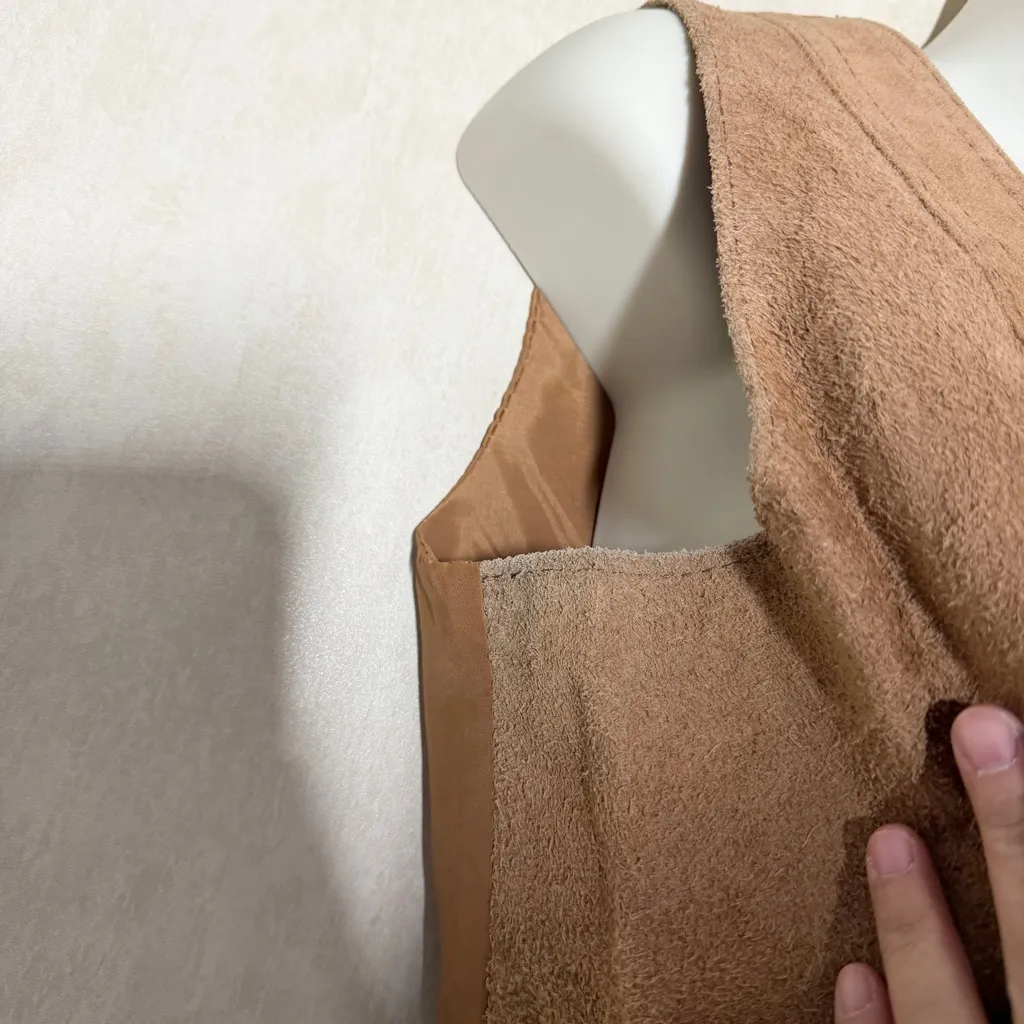 Learsi Women’s Genuine Leather Suede Vest V - Image 11