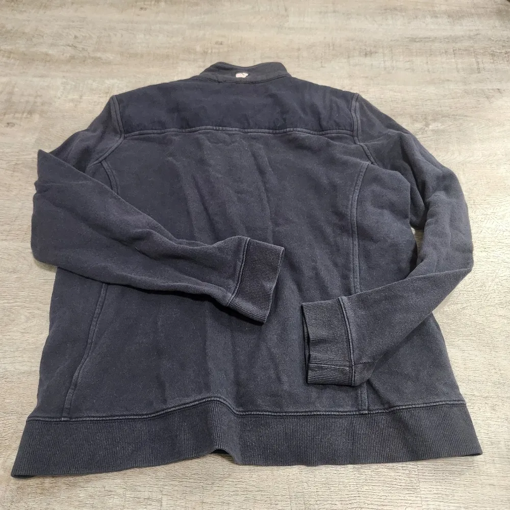 Vineyard Vines Navy Half Zip Pullover Sweater Size Large - Image 2