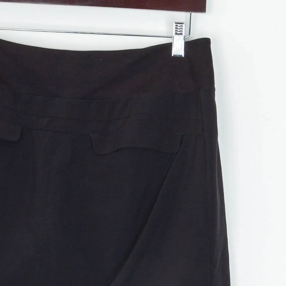 Athleta Womens Soho Skort Black Zip Pockets Athletic Skirt Size 10 Athleisure - Image 7