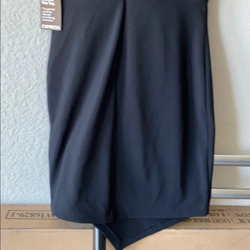 Express black body con dress LBD date night girls night Semiformal club - Image 6
