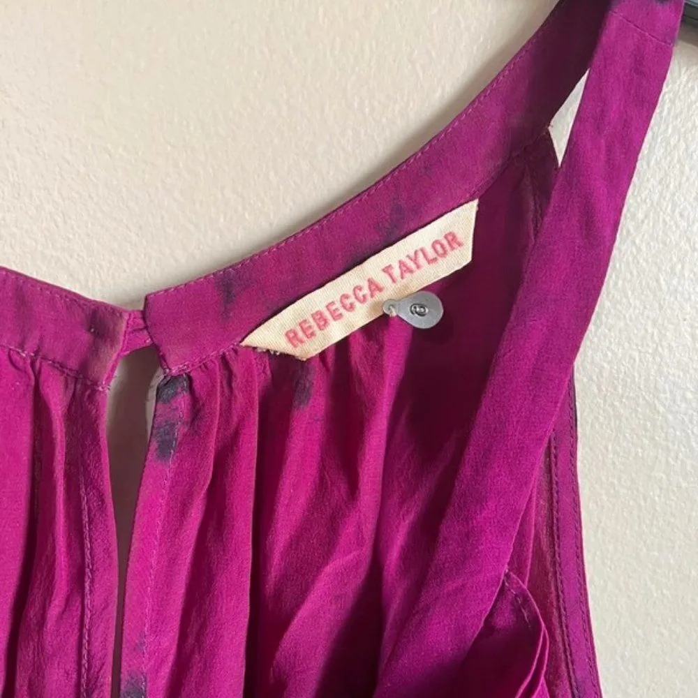 Rebecca Taylor purple dress small - Image 4