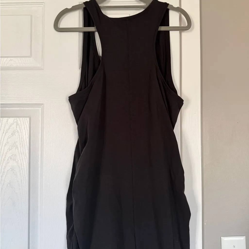 Everlane Black Tank Maxi Dres Stretchy Waist Maternity Pregnancy Friendly NWT - Image 8