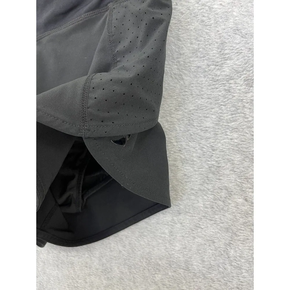 Glyder Women's Running Shorts Solid Black Size Small Mini Lined Athletic Pull On - Image 10