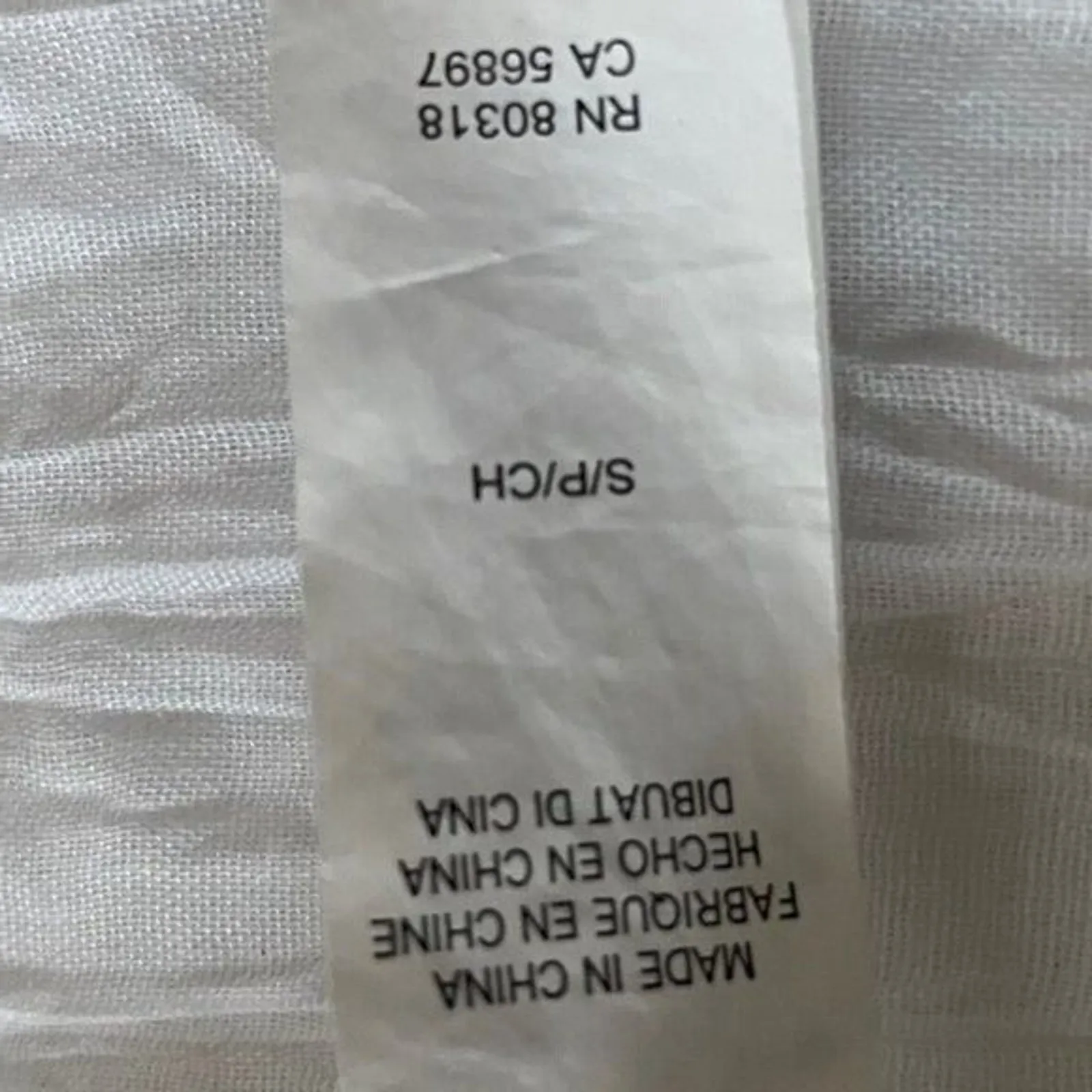 Lucky Brand Small Gray White Chevron Sweater Sheer Hem Knit Top - Image 13