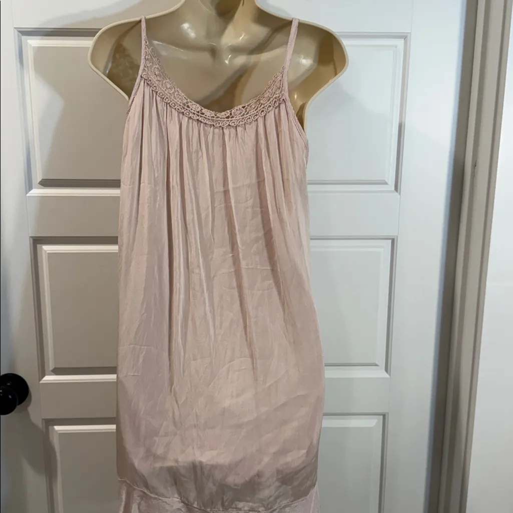 Scandal Italy silk/viscose dress small Pink - Image 6