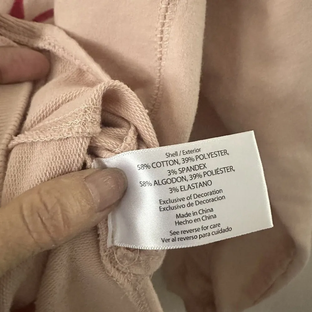 Wildfox Sweatshirt Womens Medium Pink Cocktails Crewneck Lounge Jumper - Image 4