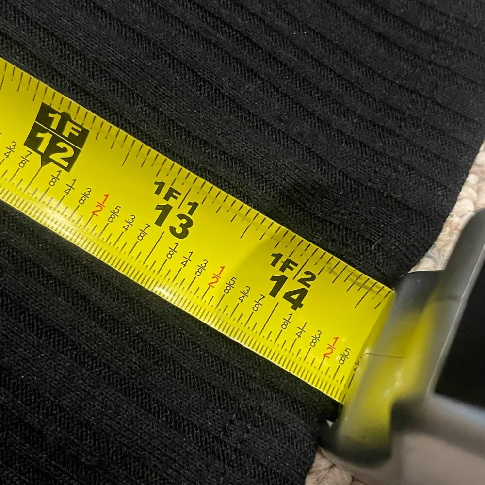 black faux button down off shoulder long sleeve cropped shirt S - Image 6