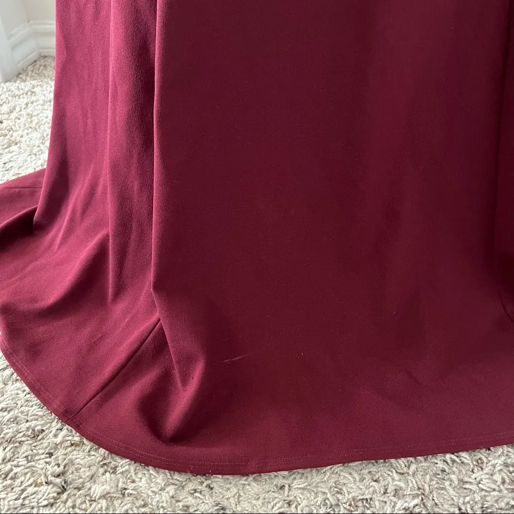 Katie May Back Cut Out Trumpet Gown Cleo Plunging  Maxi Dress Size 16 NWT $450 - Image 12