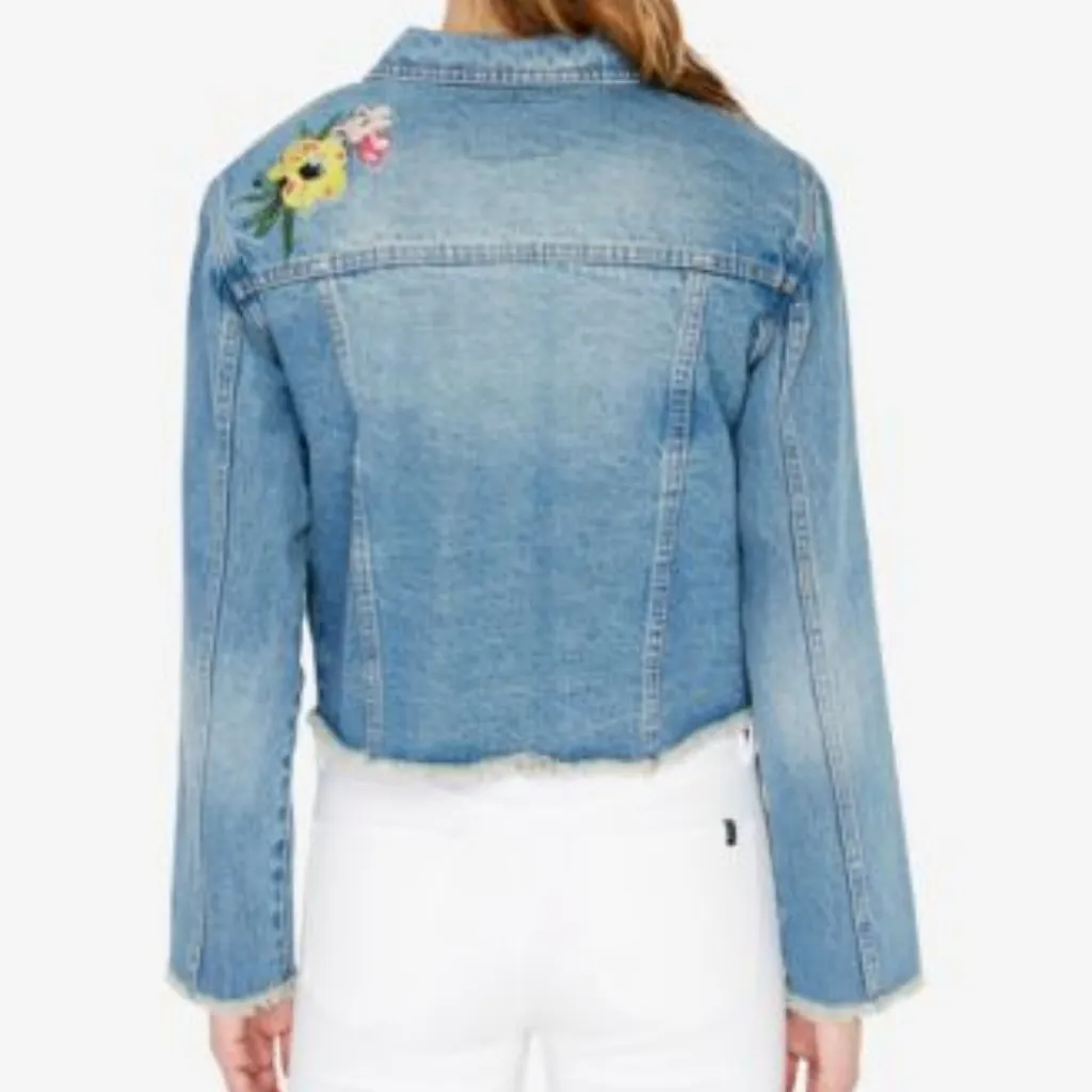 NWT Buffalo David Bitton  Embroidered Denim Jacket - Image 4