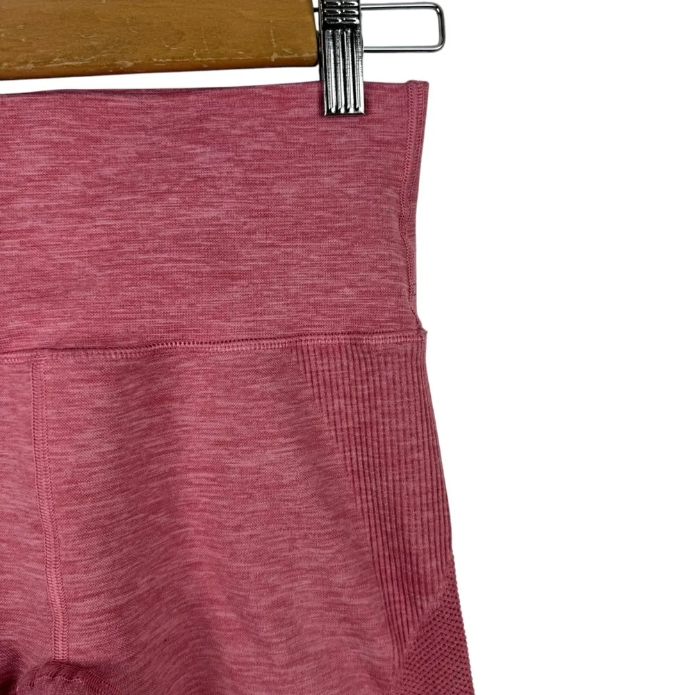 Alphalete Aero Leggings Seamless Compression Athletic Pants Rose Pink Medium - Image 5