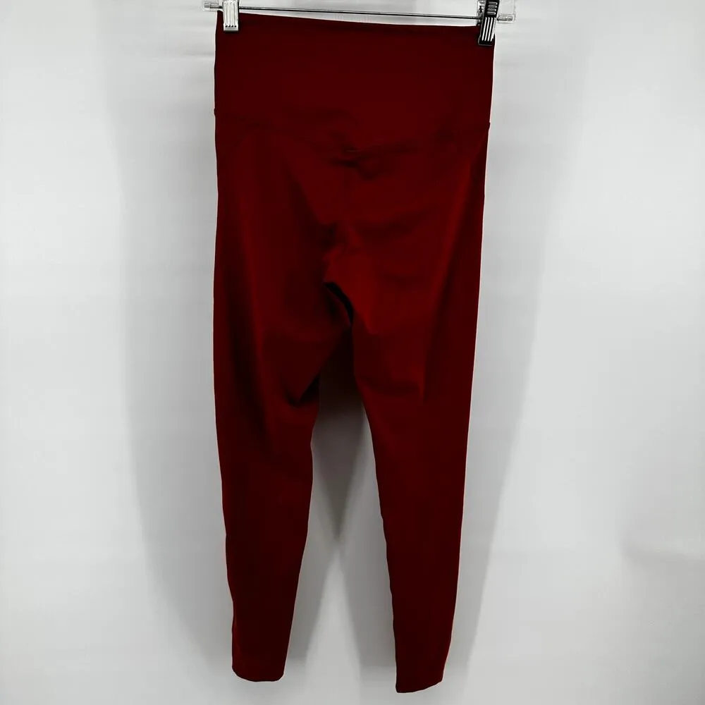 Girlfriend Collective Racer Float Ultralight Leggings UPF 50+ Matte Orange S - Image 6