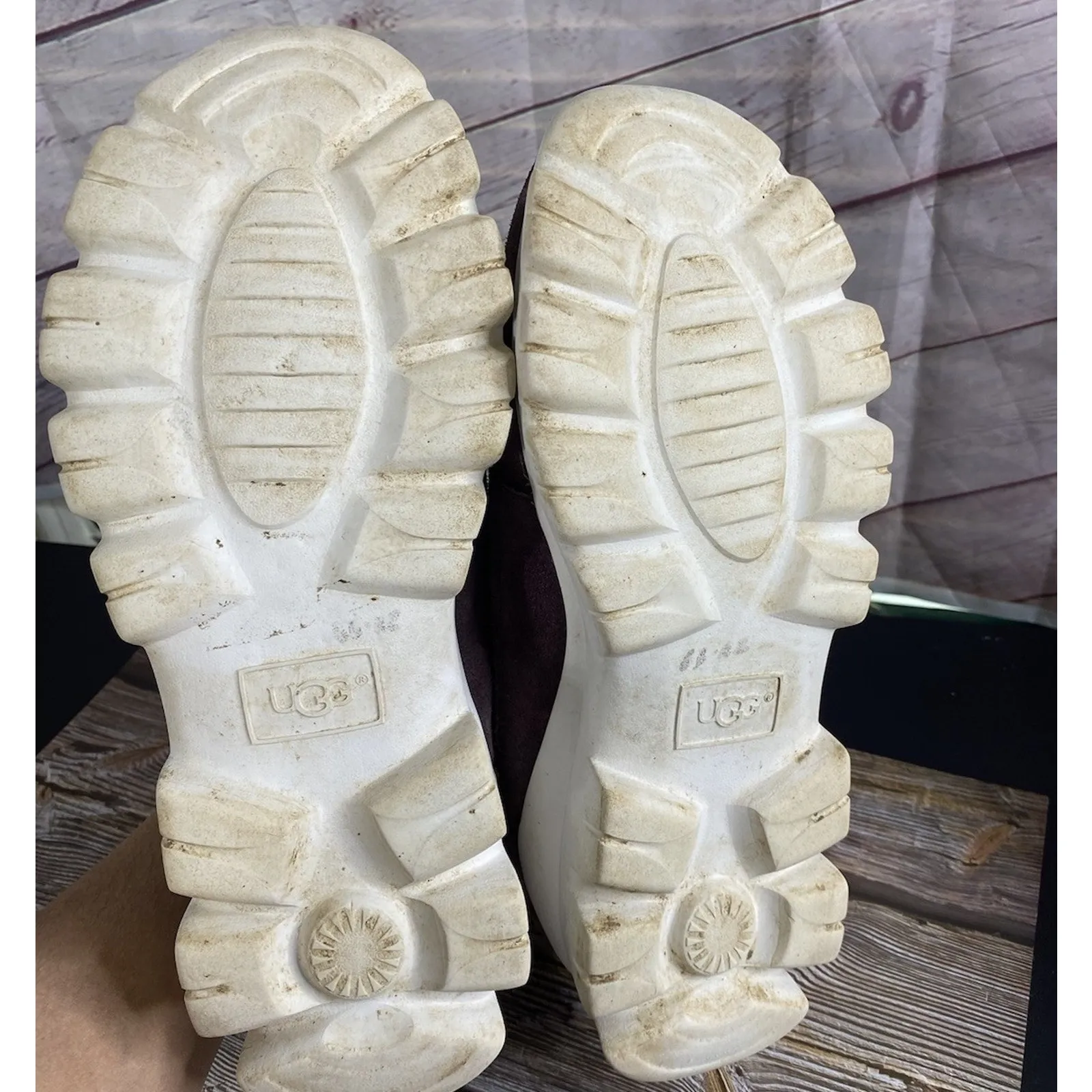 UGG Purple PALOMAR WATERPROOF SUEDE SNOW SNEAKERS ANKLE BOOTS SIZE 7 Women - Image 6