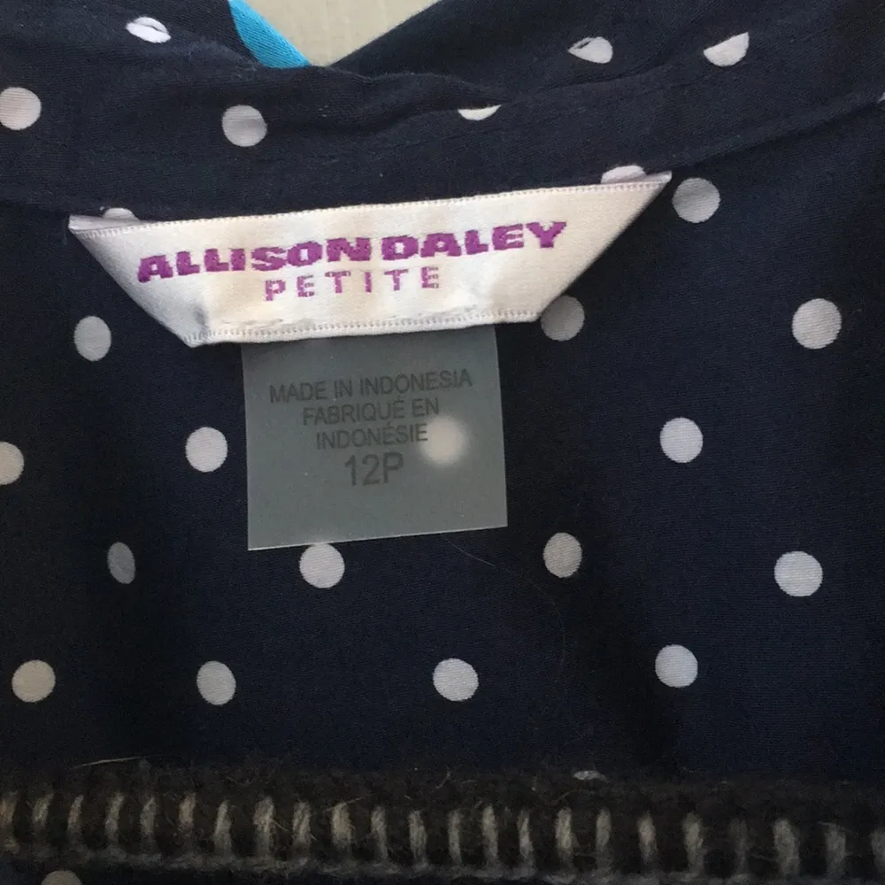 Allison Daley FINAL MARKDOWN Ladies  blouse 12p - Image 3