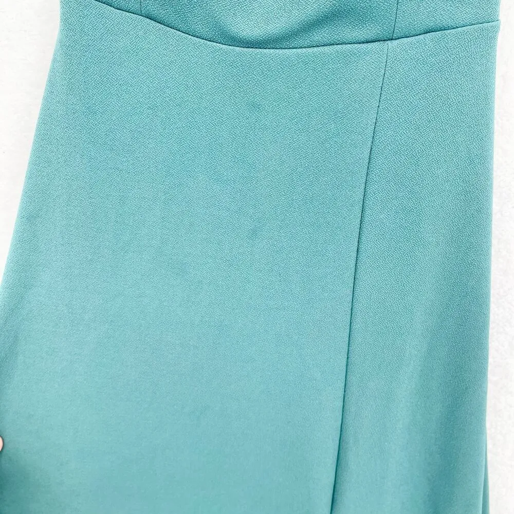 Birdy Grey Women's Spaghetti Strap Tie Back Emerald Green Bridesmaid Dress XS - Image 5