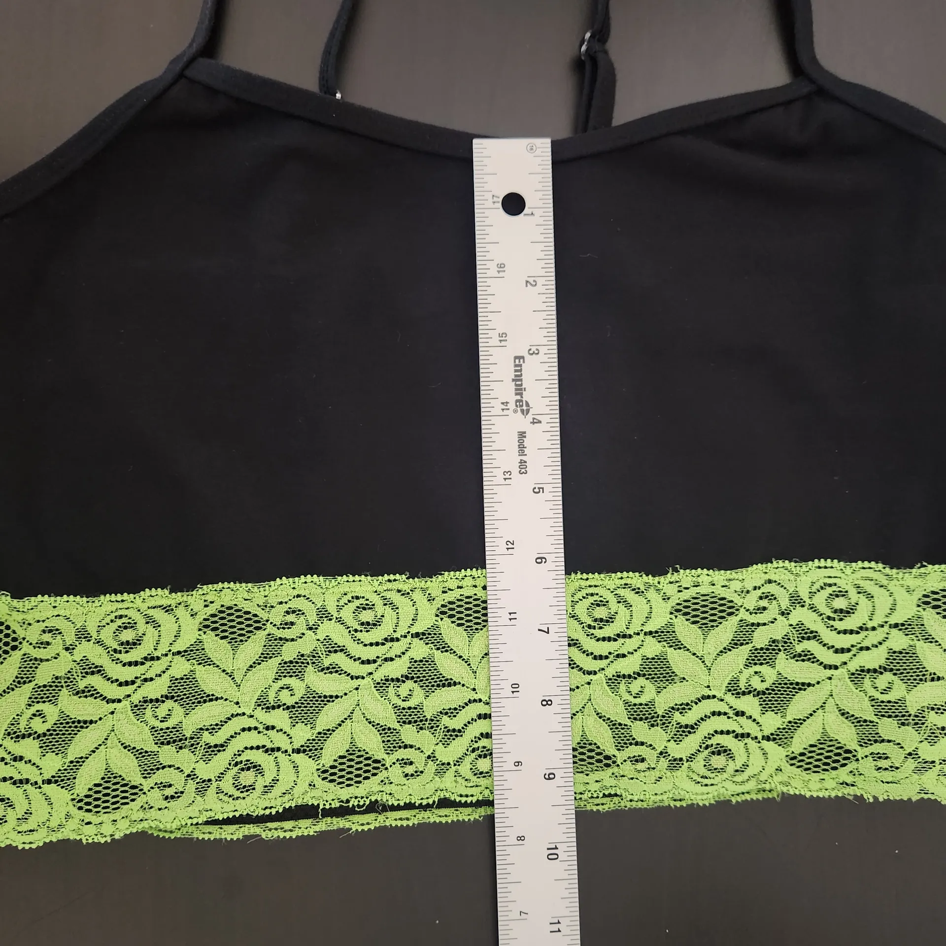 Balera Dancewear Black and Green Matching Set Size Adult Medium - Image 6