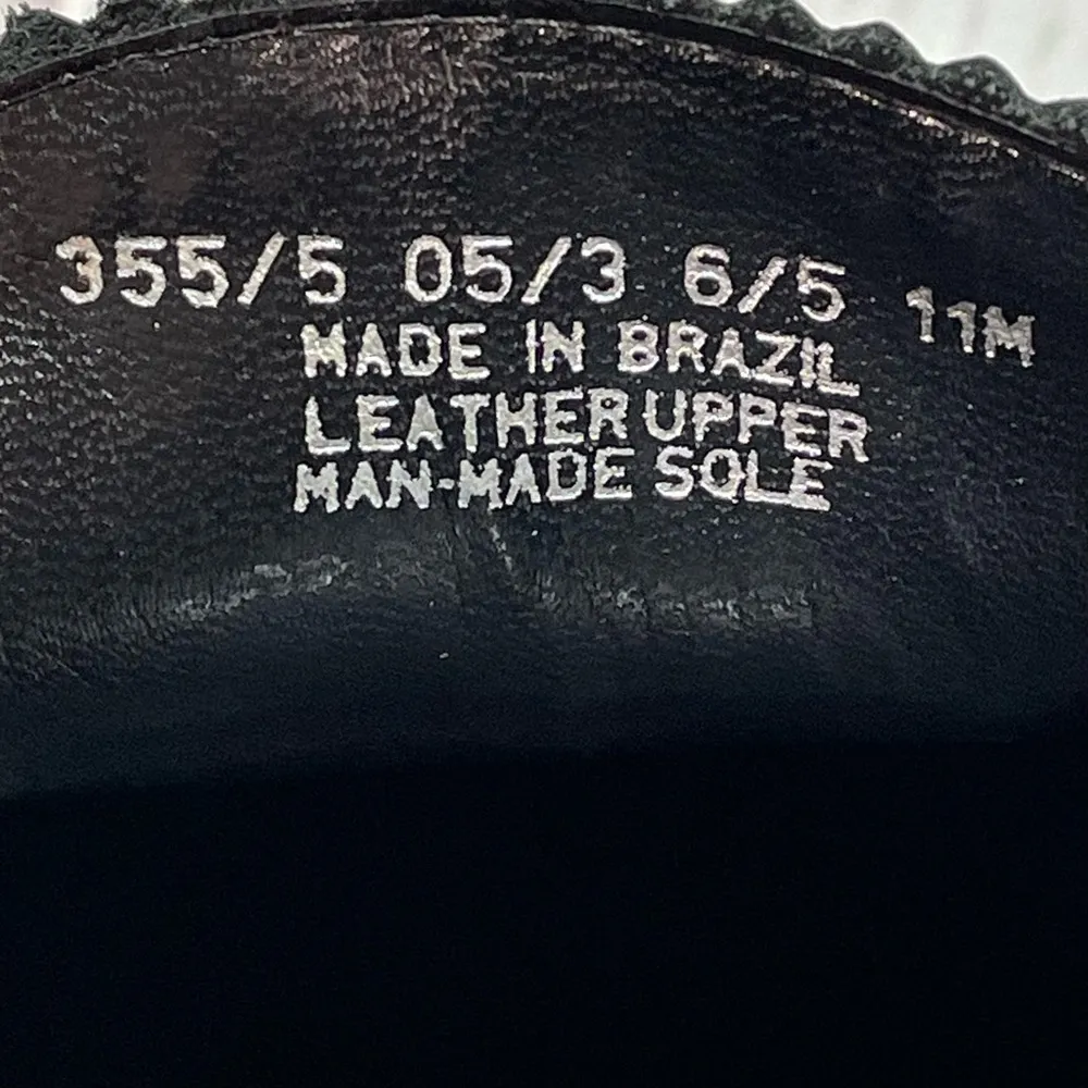 Franco Sarto Loafers Slip On Black Leather Shoes Size 11M - Image 14