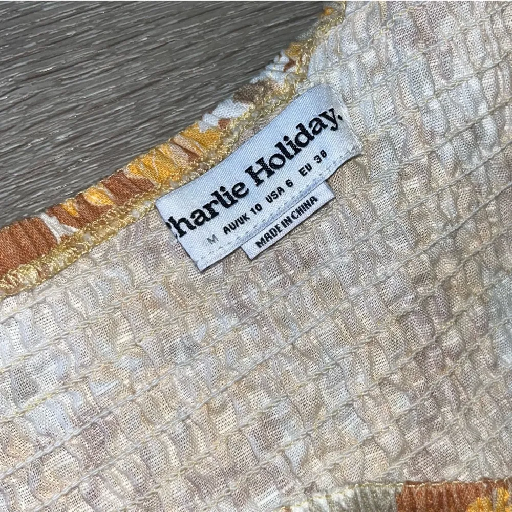 Charlie Holiday Pamela Maxi Dress anthro yellow floral - Image 9