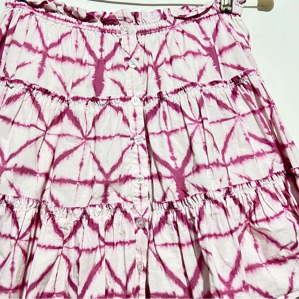 INTERMIX Pink and White Skirt - Image 5