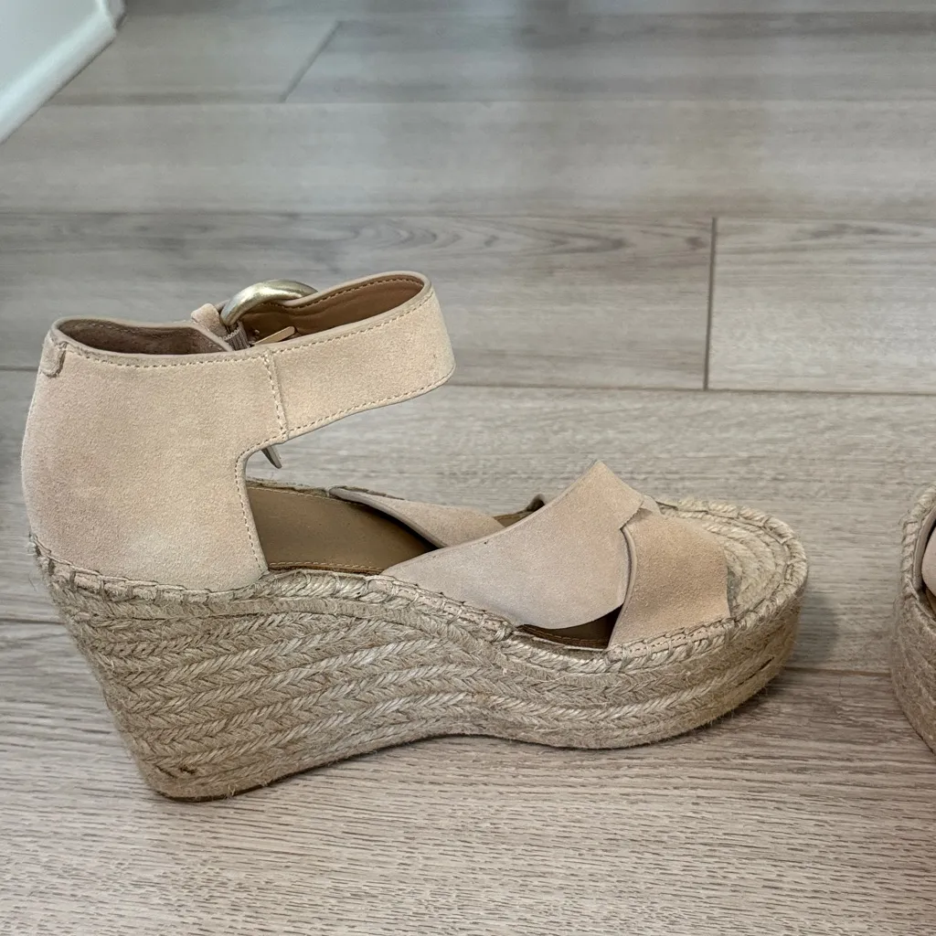 Marc fisher Elegant Beige Espadrille Sandals - Image 4