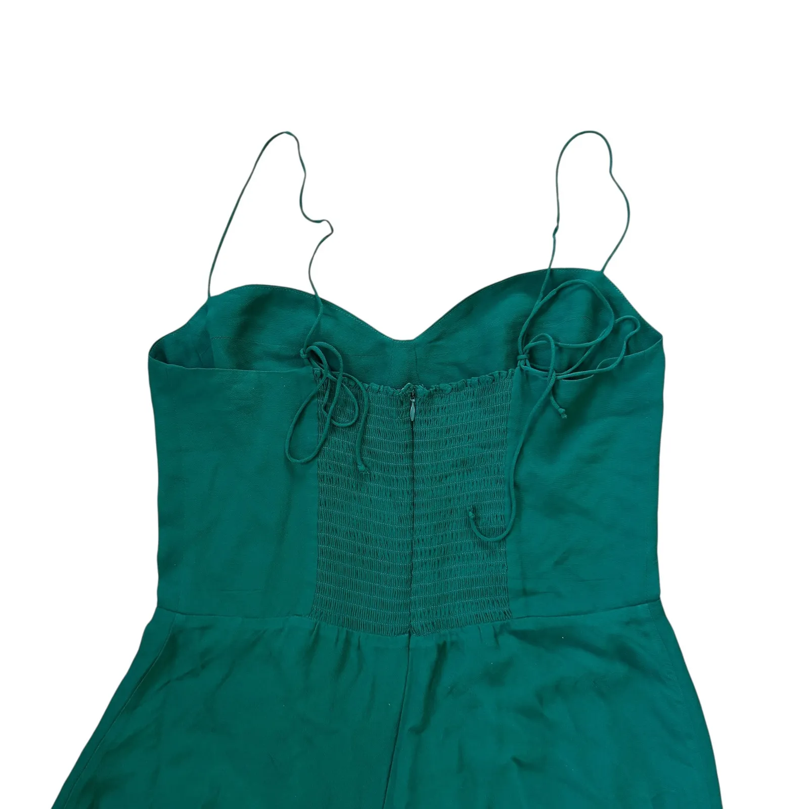 Reformation Juliette Dress Emerald Green - Image 8
