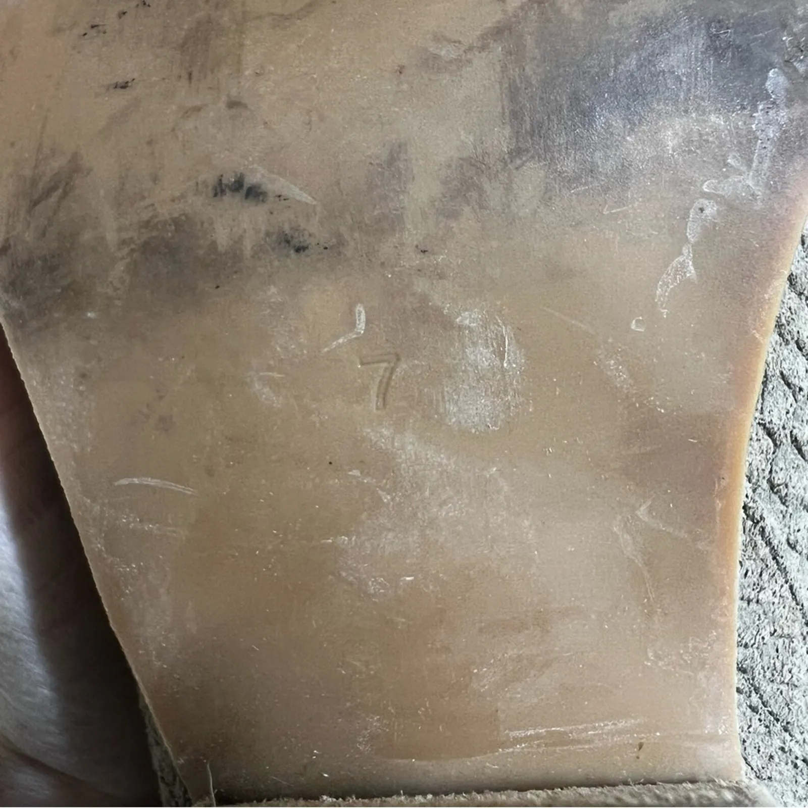 Jeffrey Campbell Orwell taupe textured Sherpa lined heeled booties boots 7 - Image 9