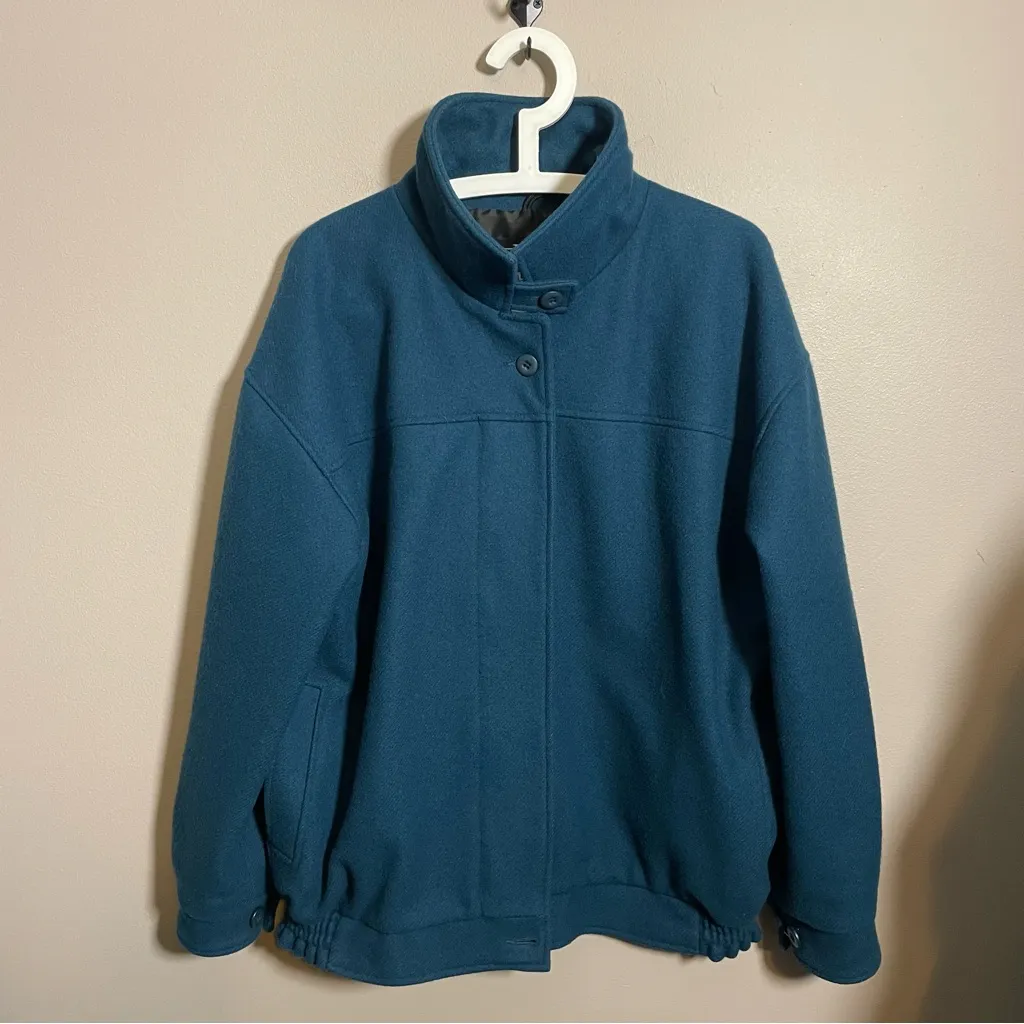 Woolrich Vintage Wool Jacket- The Woolrich Woman Elastic Waist 80’s - Image 5