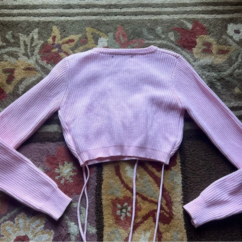 Adika rib knit cropped sweater - Image 6