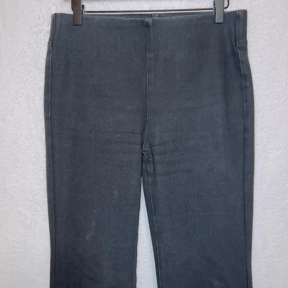 Soft Surroundings 2CW18 The Ultimate Denim Pull-On Bootcut Jeans in Black - Image 4