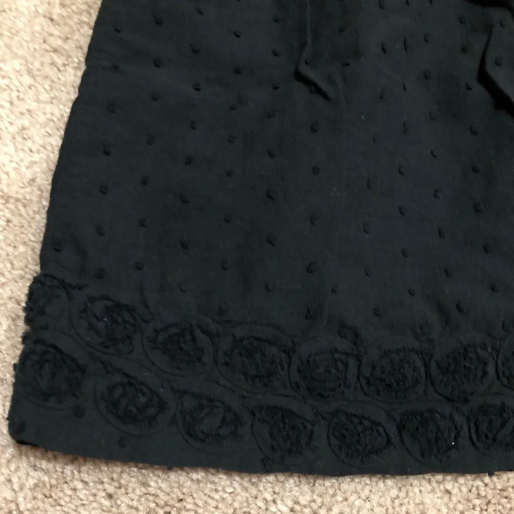 Daytrip Black Flower Mini Skirt Small - Image 2