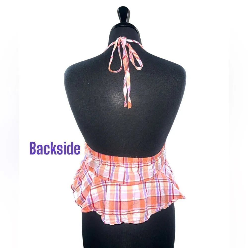 🐘Lost ink multicolored plaid halter top Size undefined - Image 2