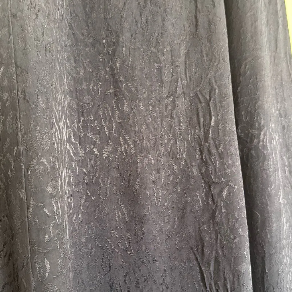 Nation LTD Los Angelos navy midi slip skirt size small - Image 5