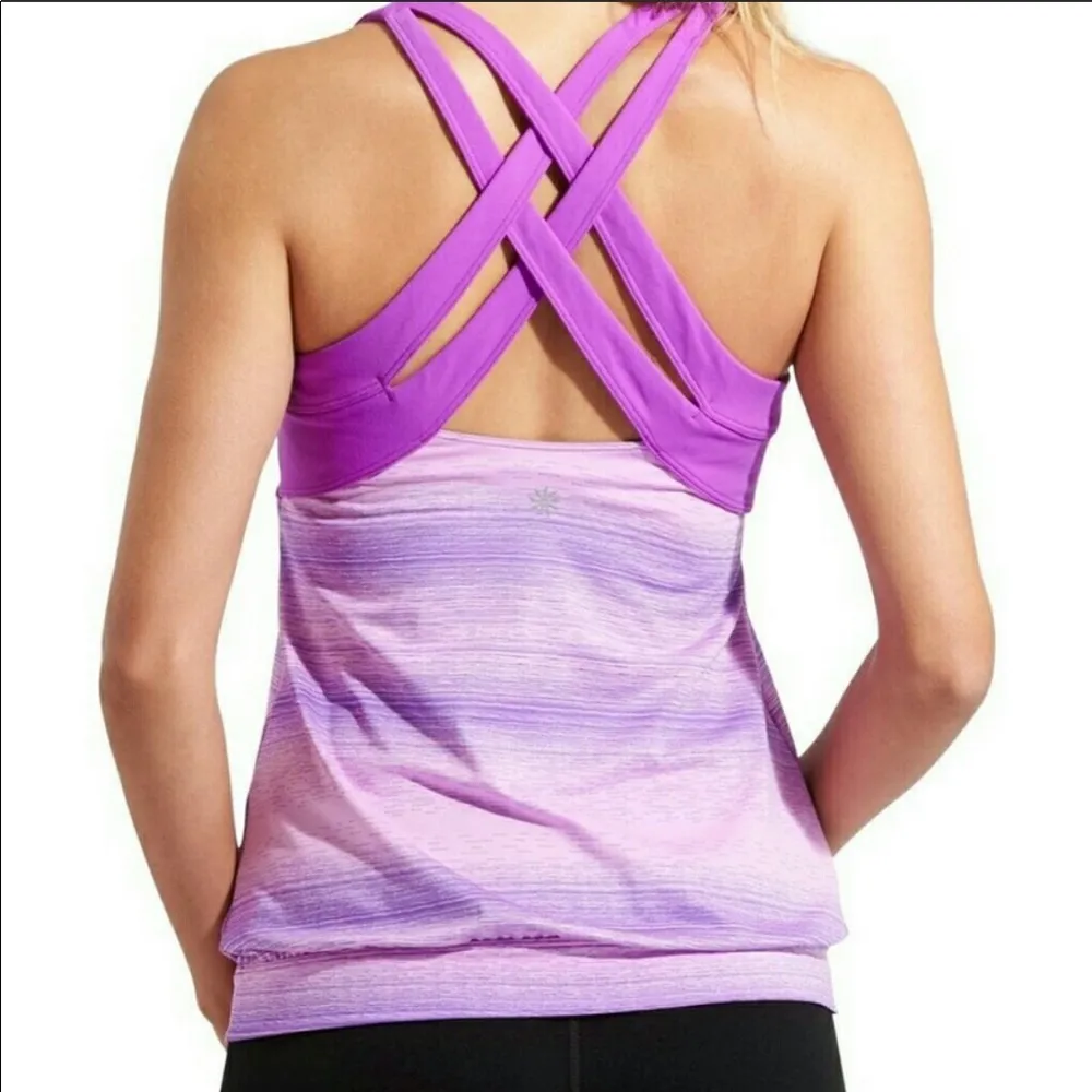Athleta purple stride crunch & punch strappy tank - Image 2