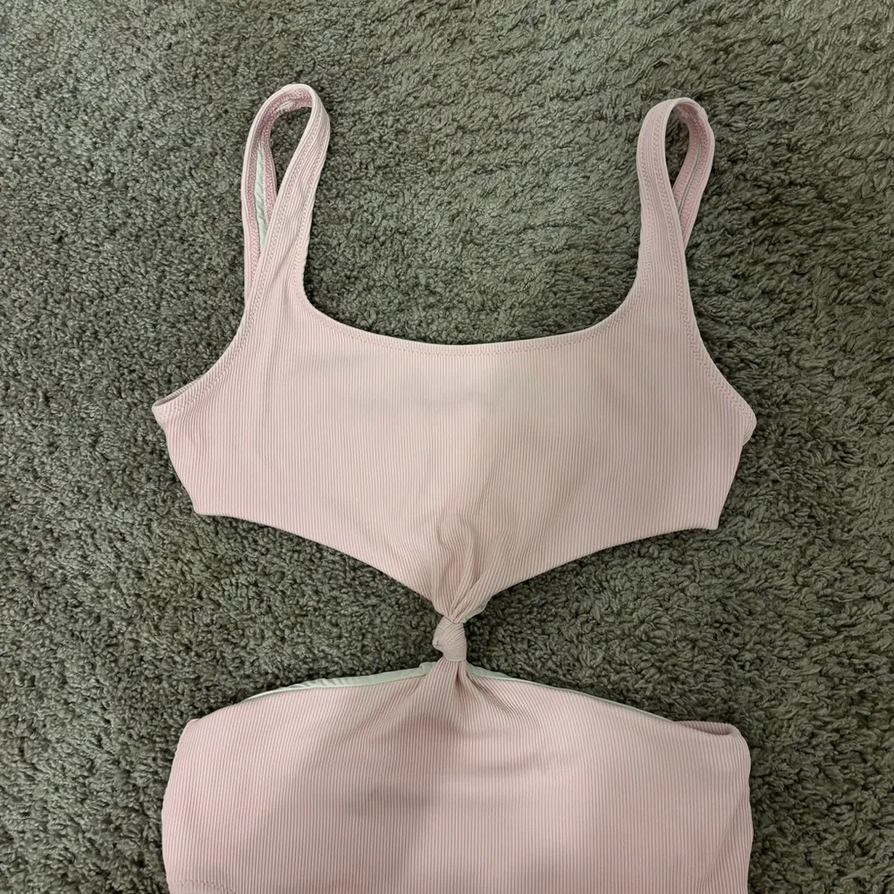 Solid & Striped Bailey One Piece Pale Pink Swimsuit - Image 5