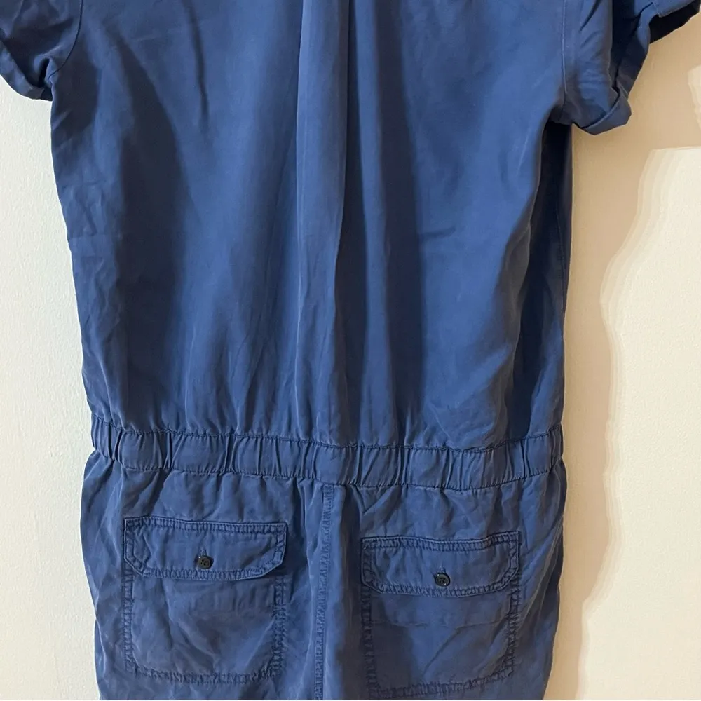 Vineyard Vines Blue Cargo Romper Size 6. Good condition. Cinches at the waist. 6 - Image 12